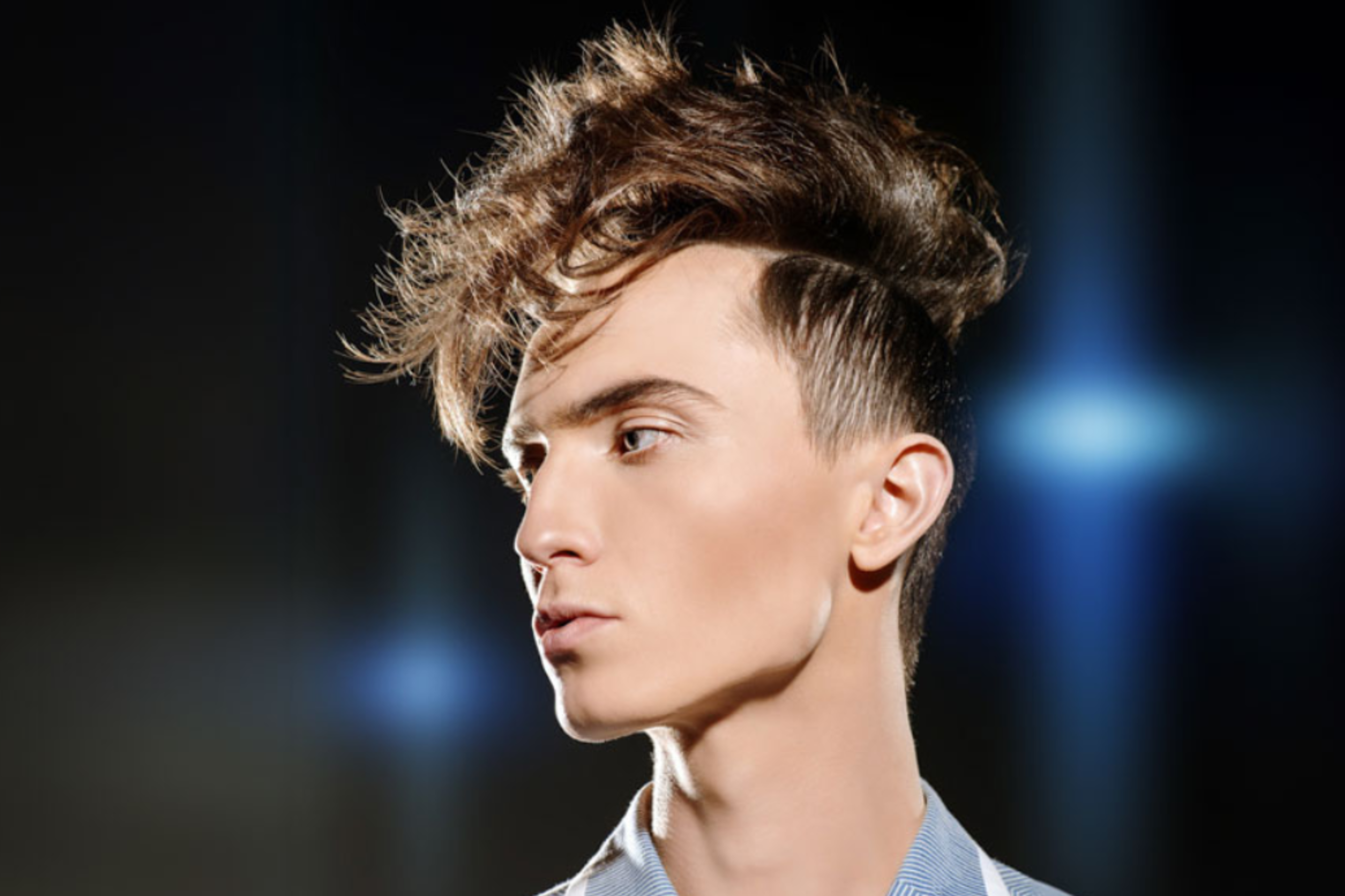 Curly Fringe with Tapered Sides