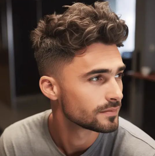 Wavy or Curly Medium Top