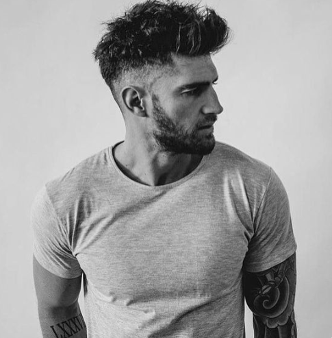The Side Part with Low Volume