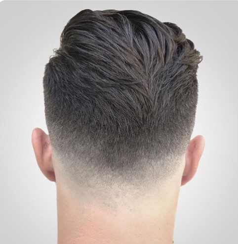 Short Pompadour with Fade