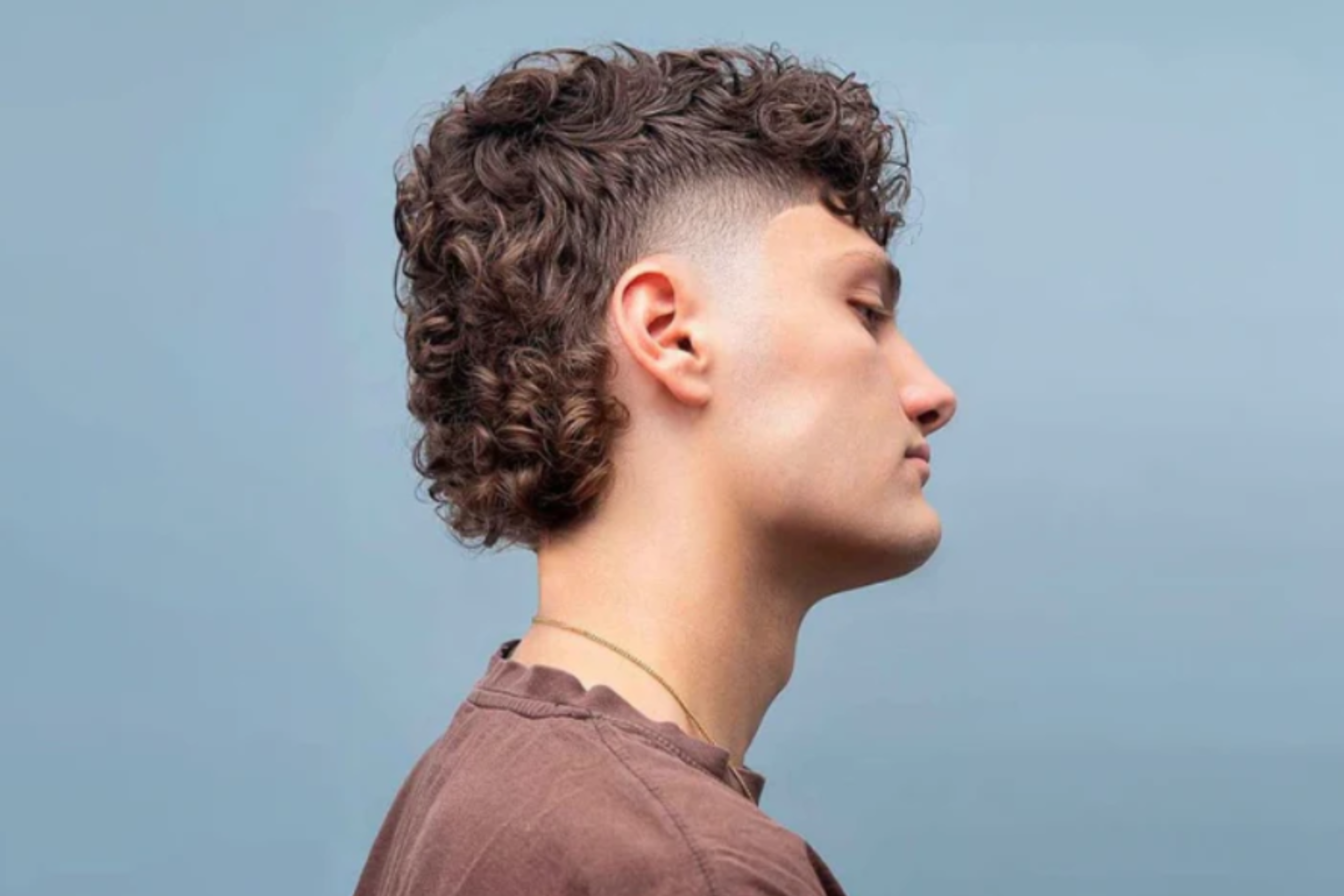 Textured Curly Mullet