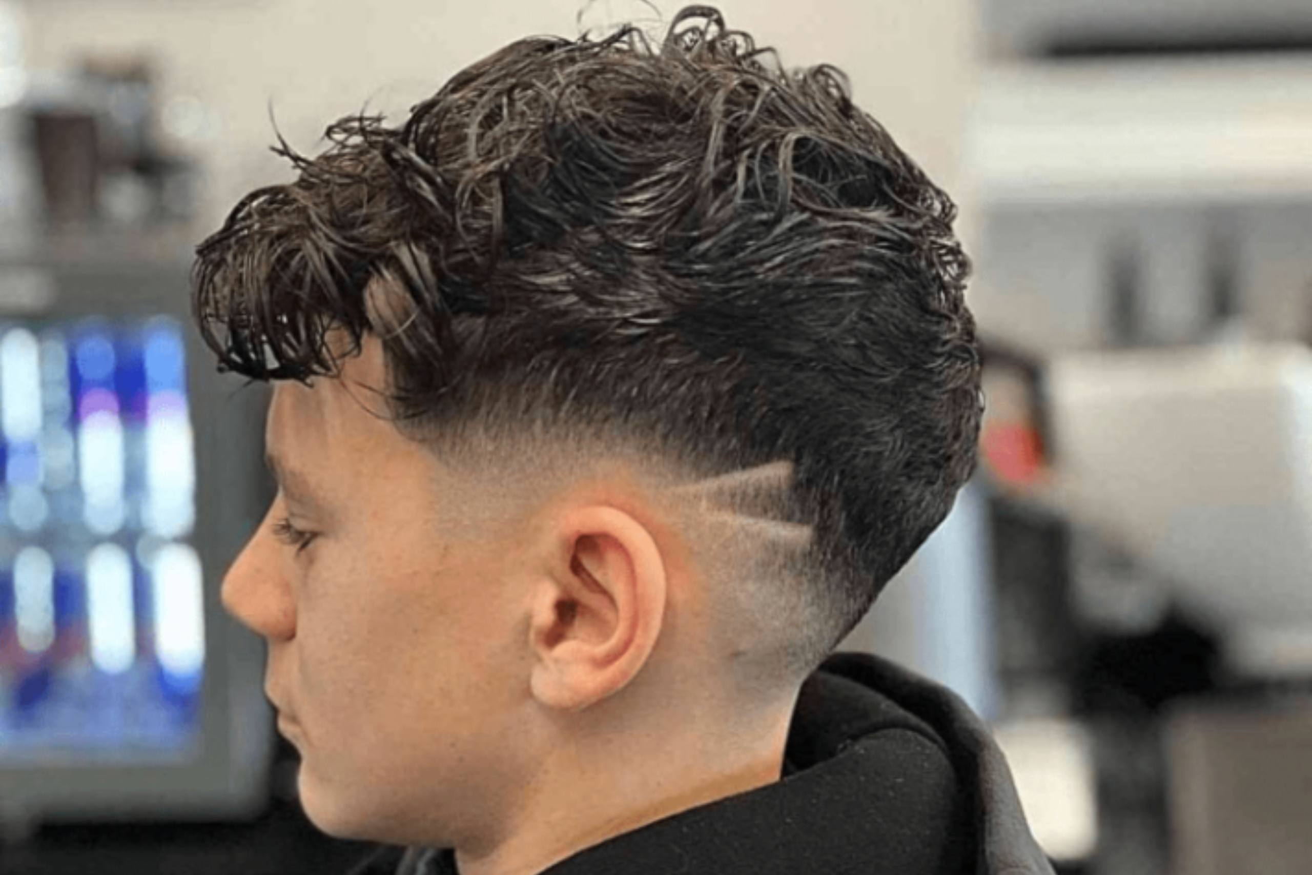 The Taper Fade with Textured Fringe