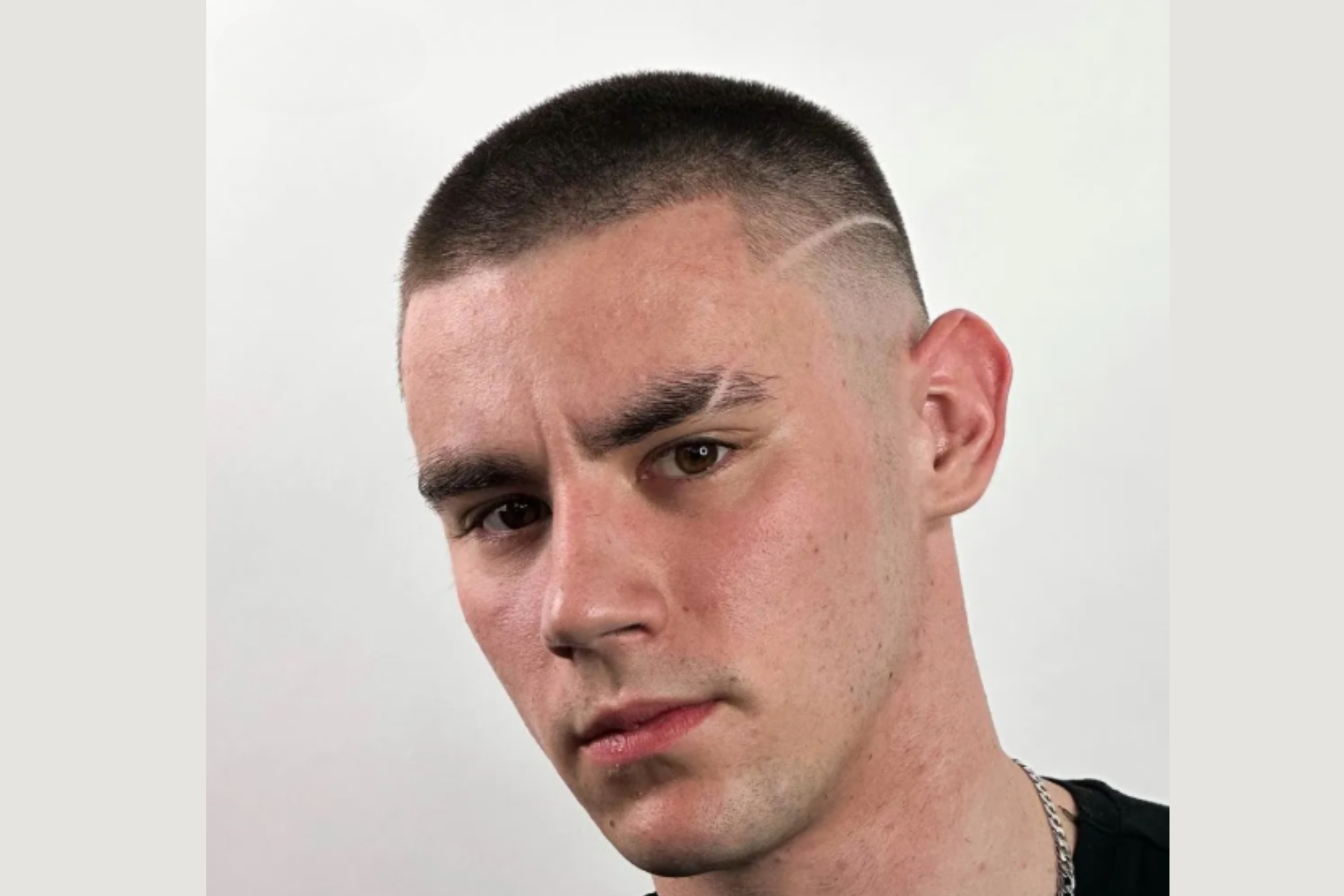 Buzz Cut with Defined Line-Up