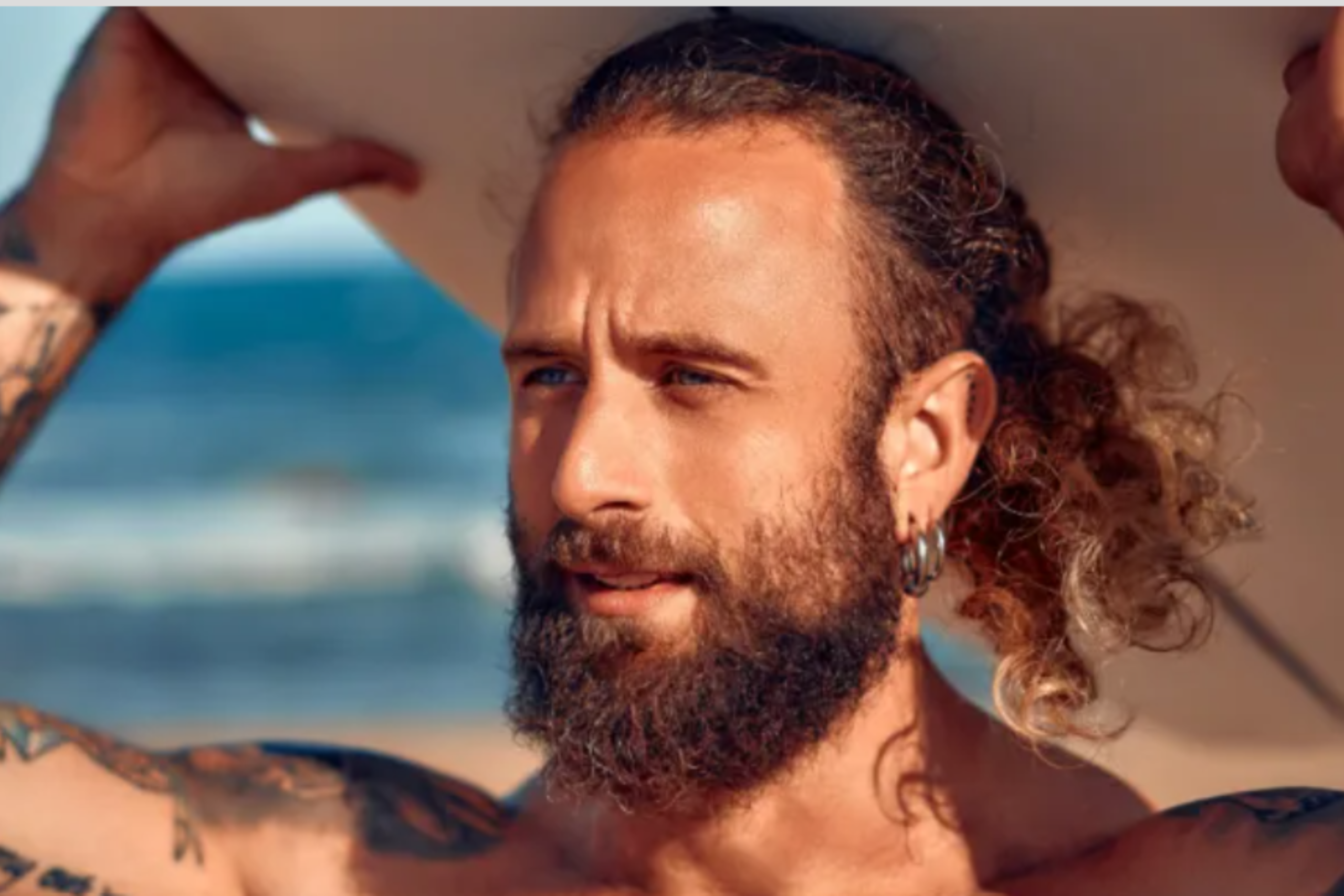 Hairstyles for Men with Long Curly Hair