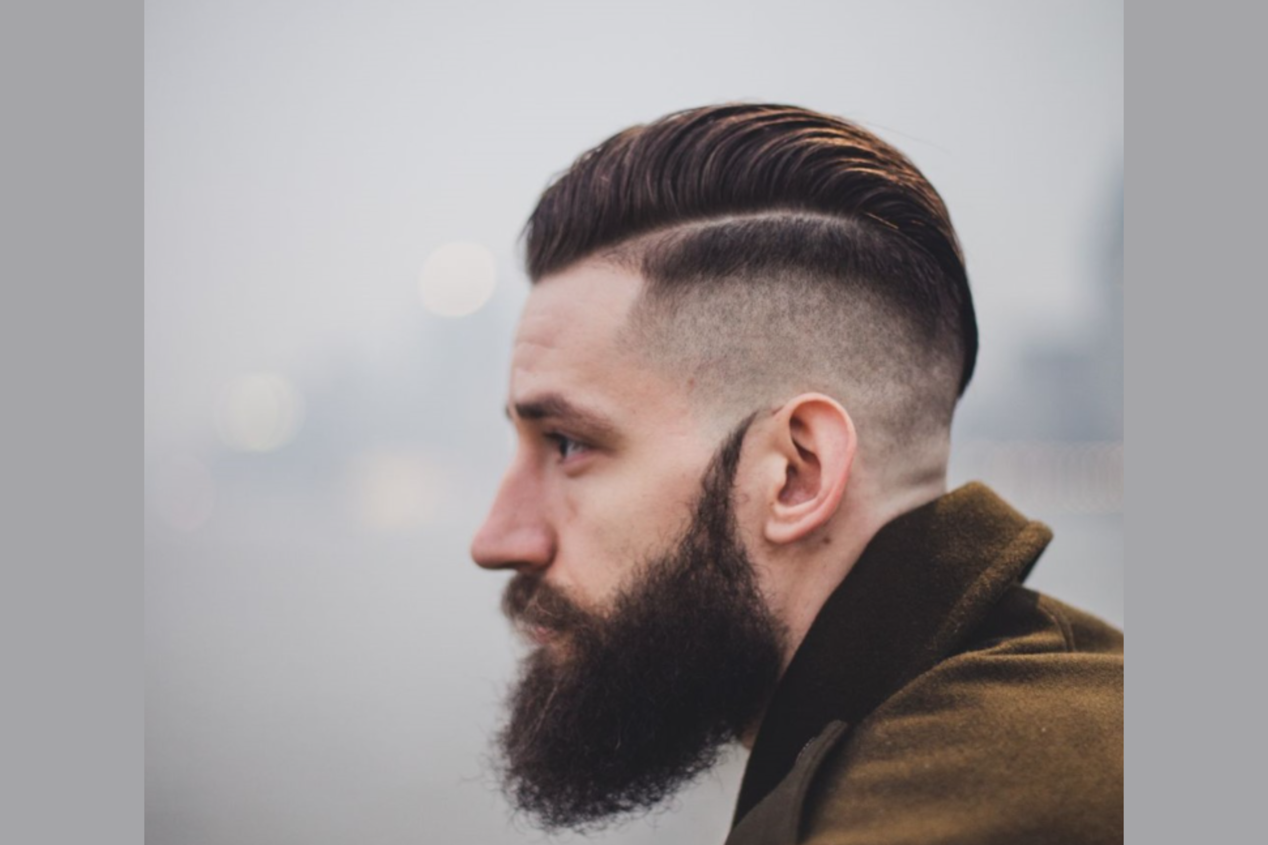 Long on Top Shaved Sides Men’s Hairstyles