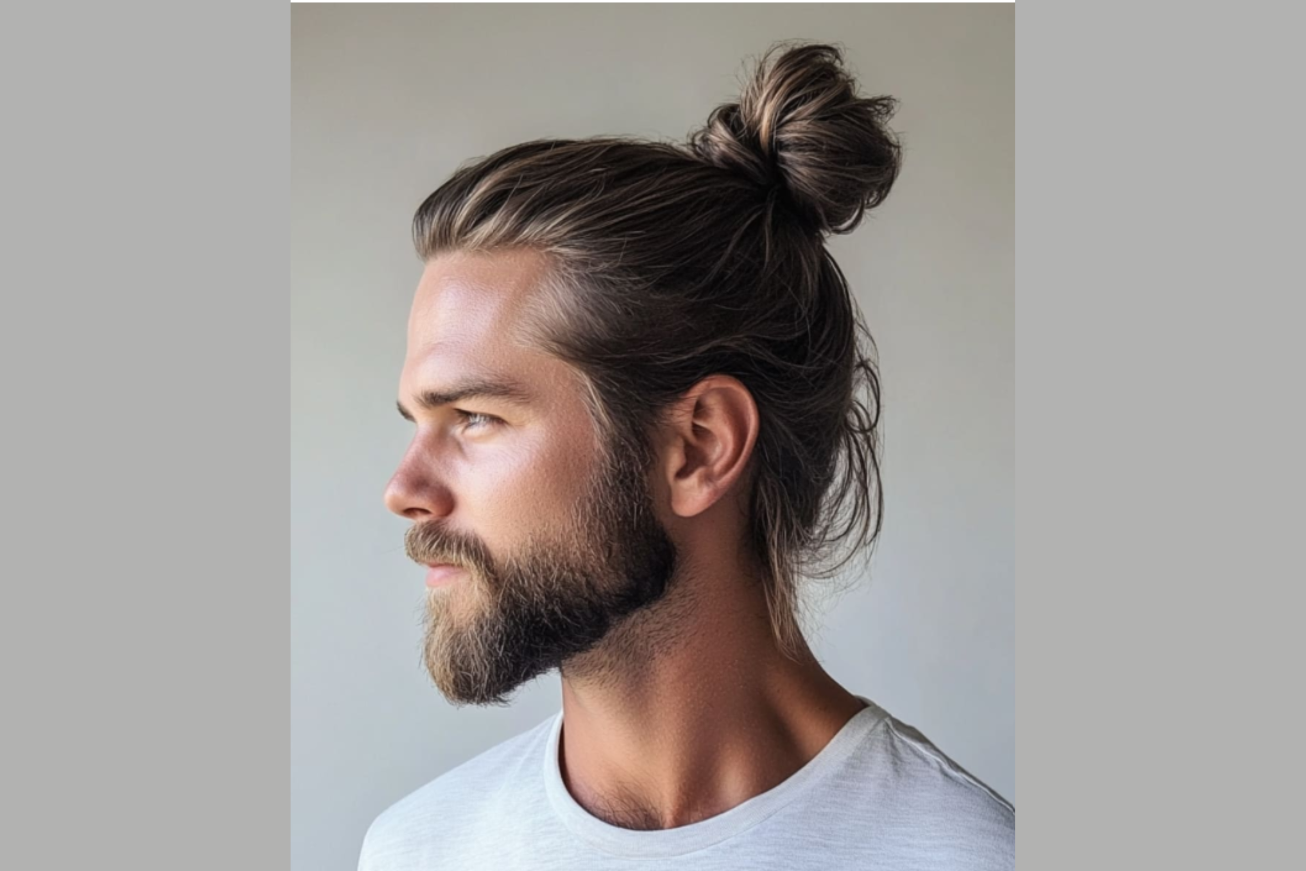 Man Bun (with Natural Texture)