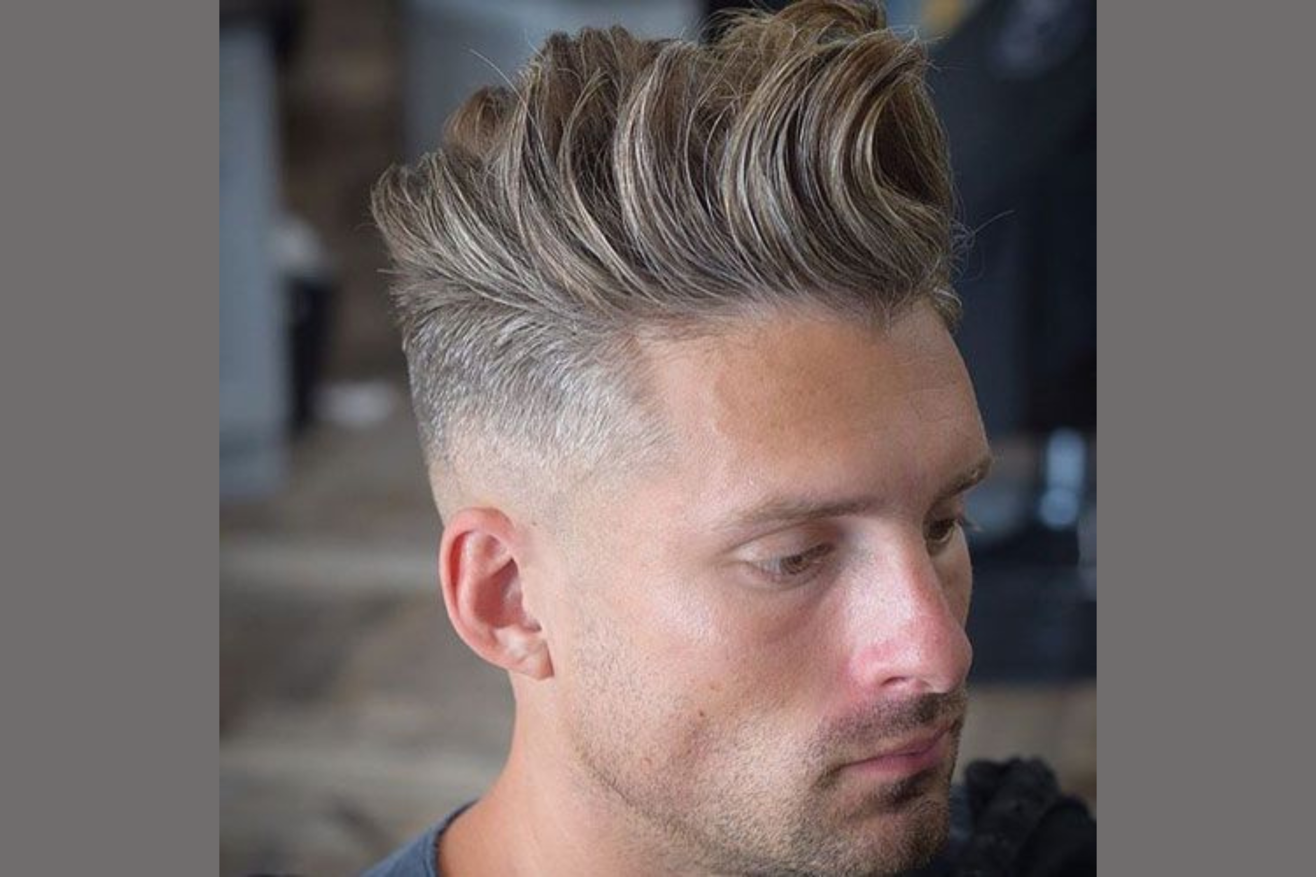Modern Comb-Back Fade