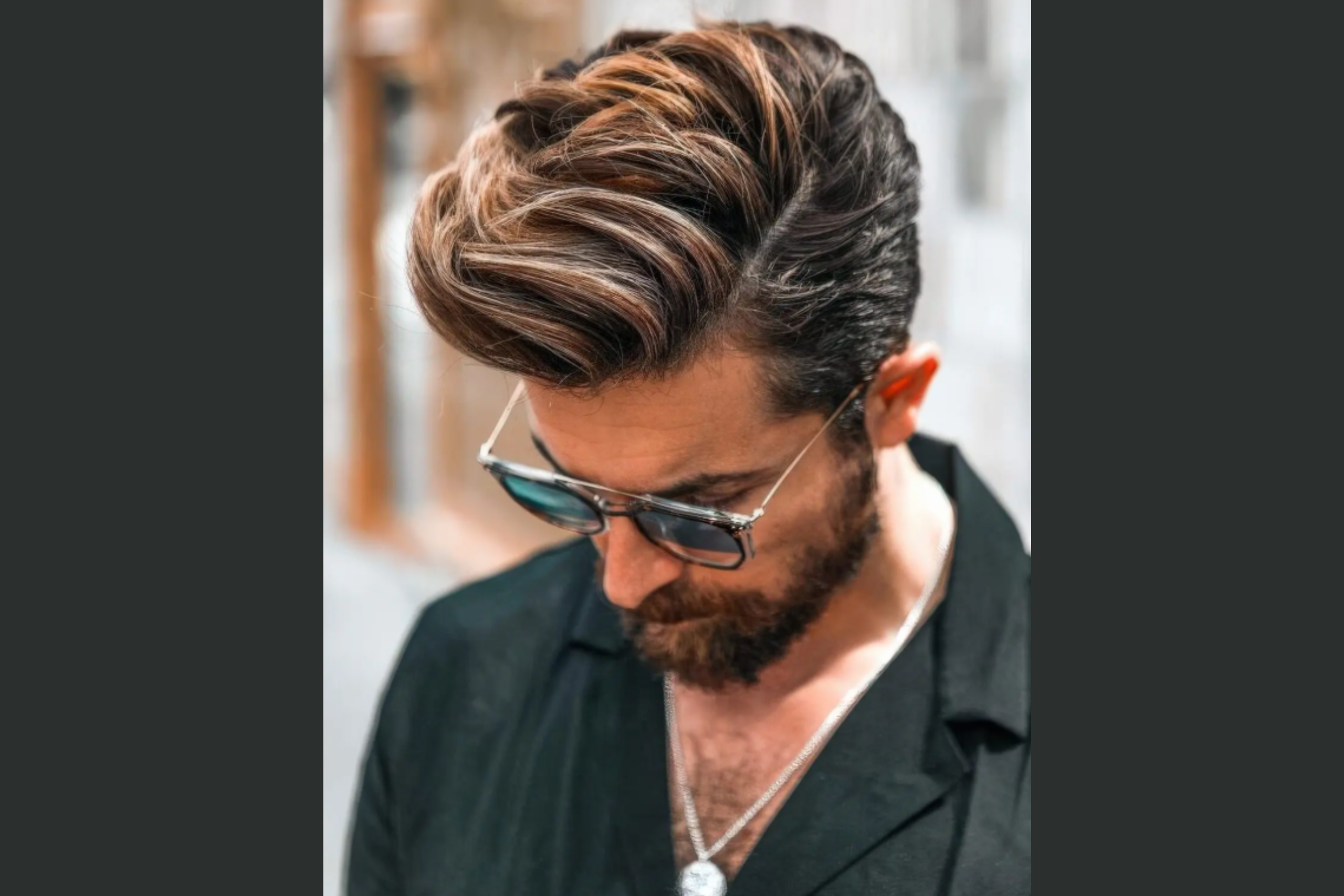 Side Part with Volume