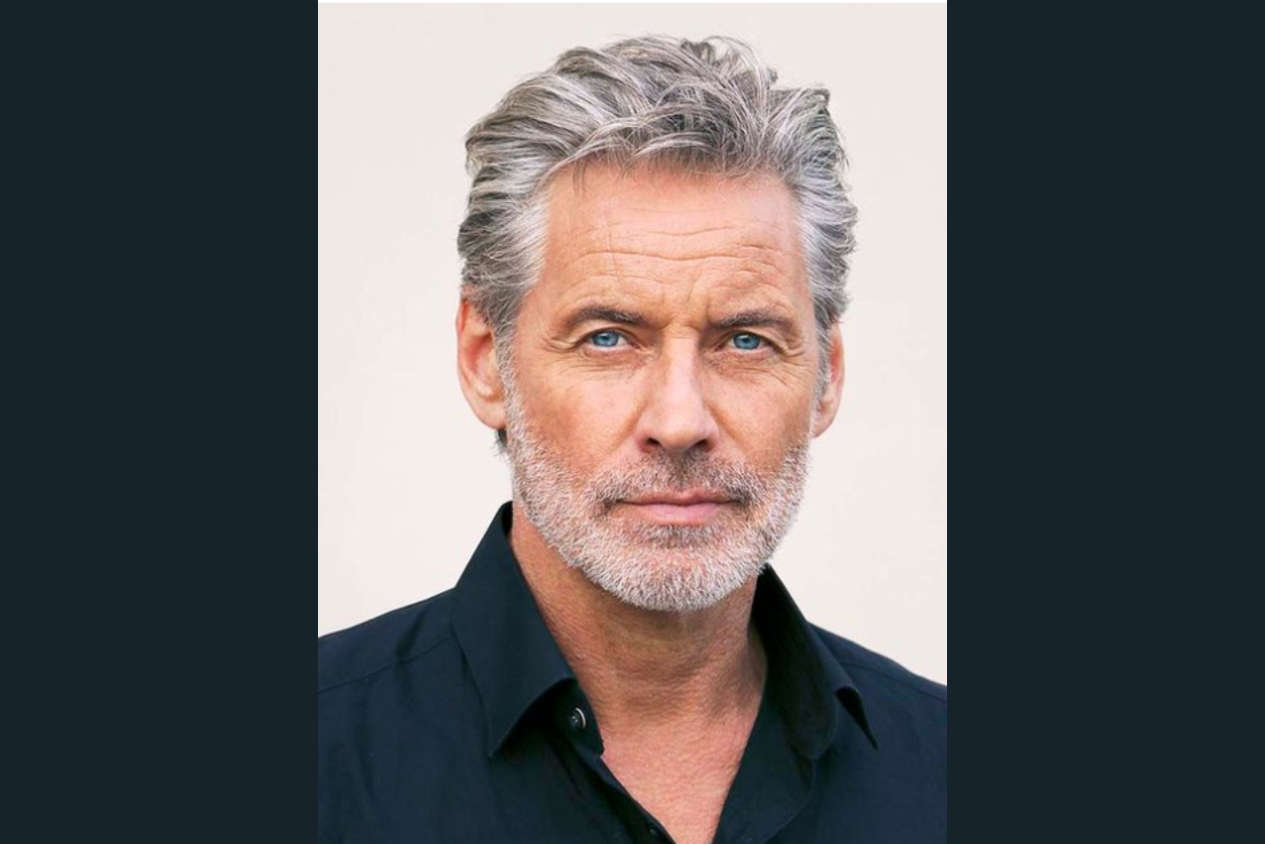 Silver Comb Back with Low Fade