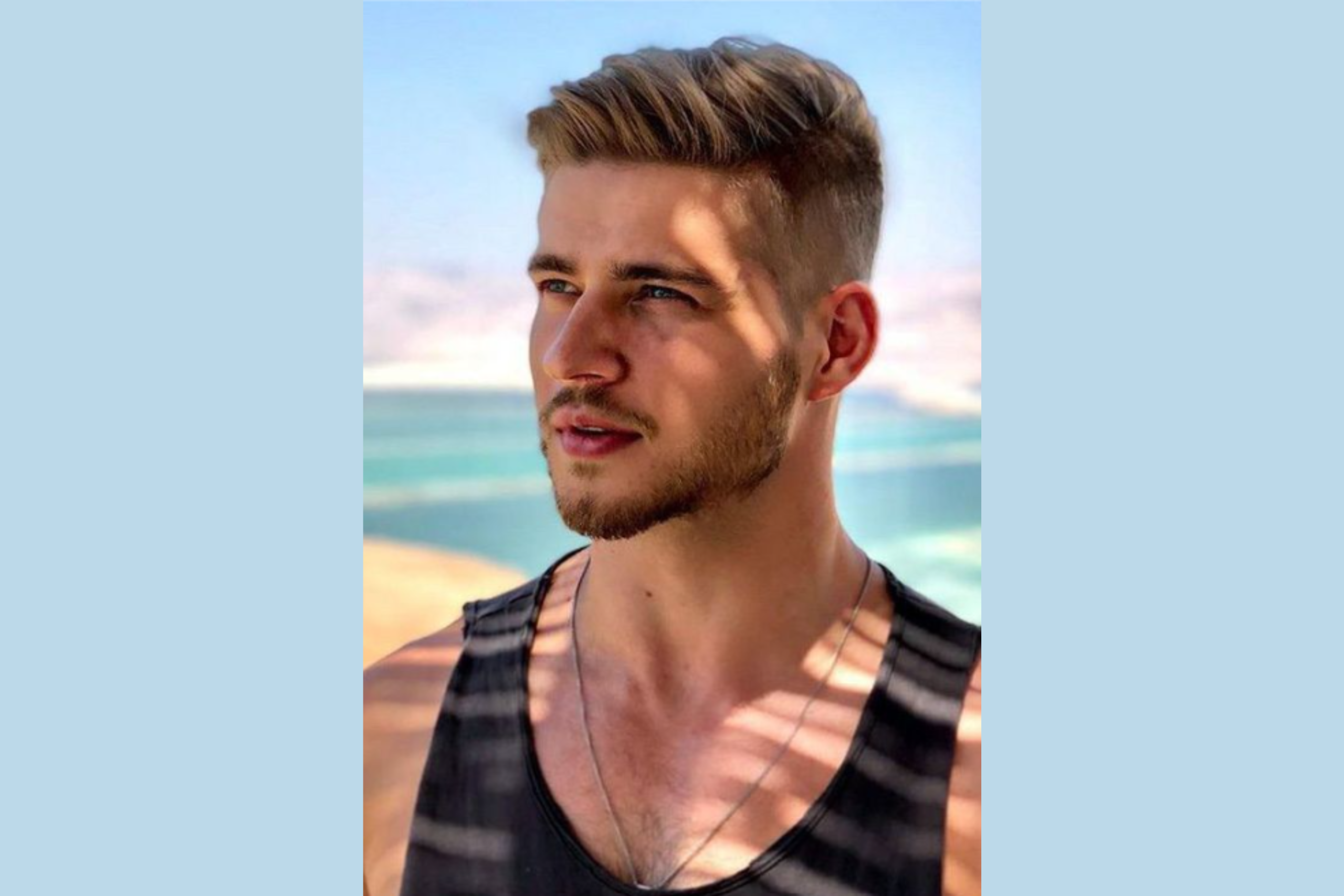 The Textured Long Top with Short Sides