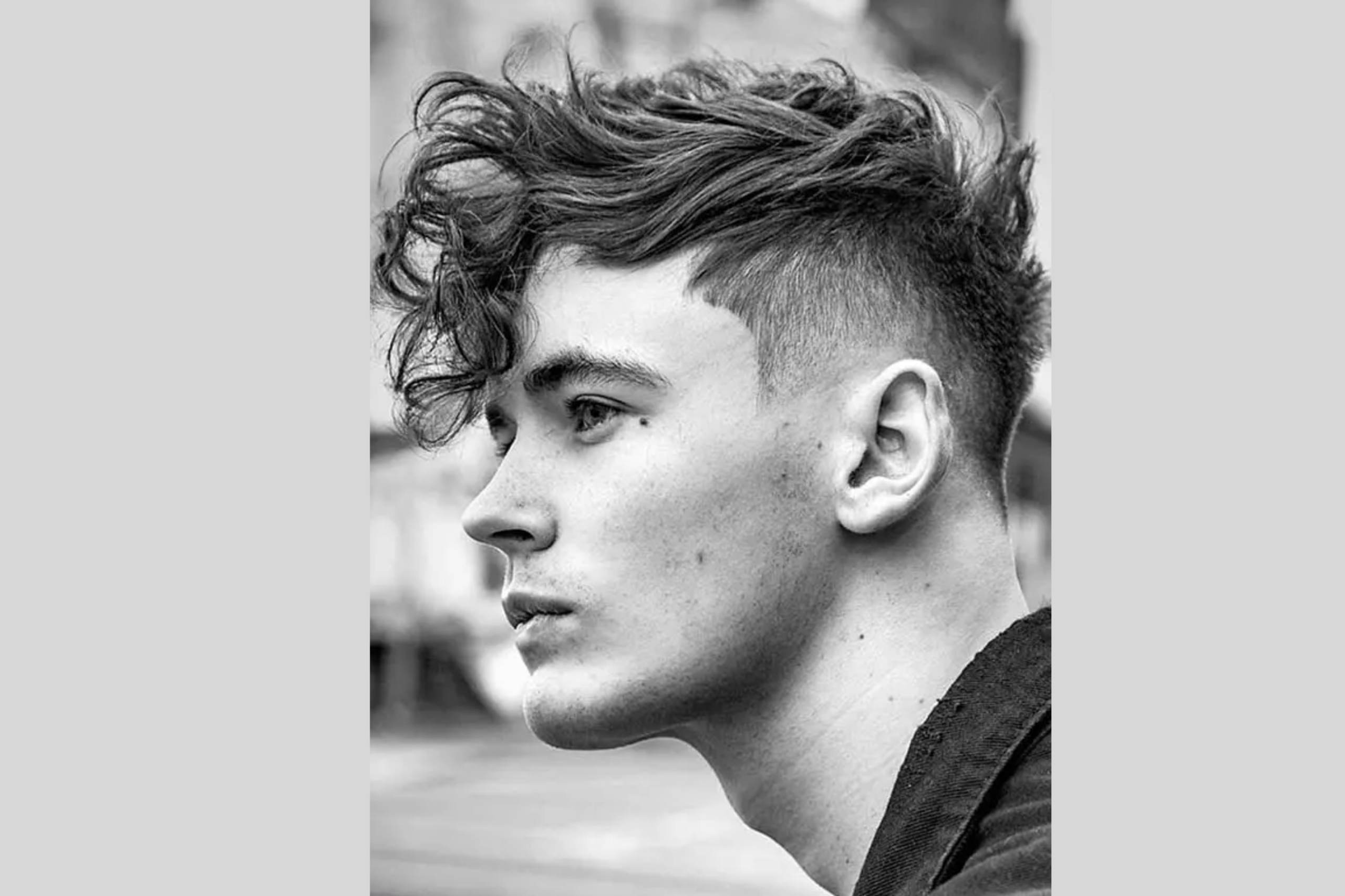 Undercut with Long Curls on Top