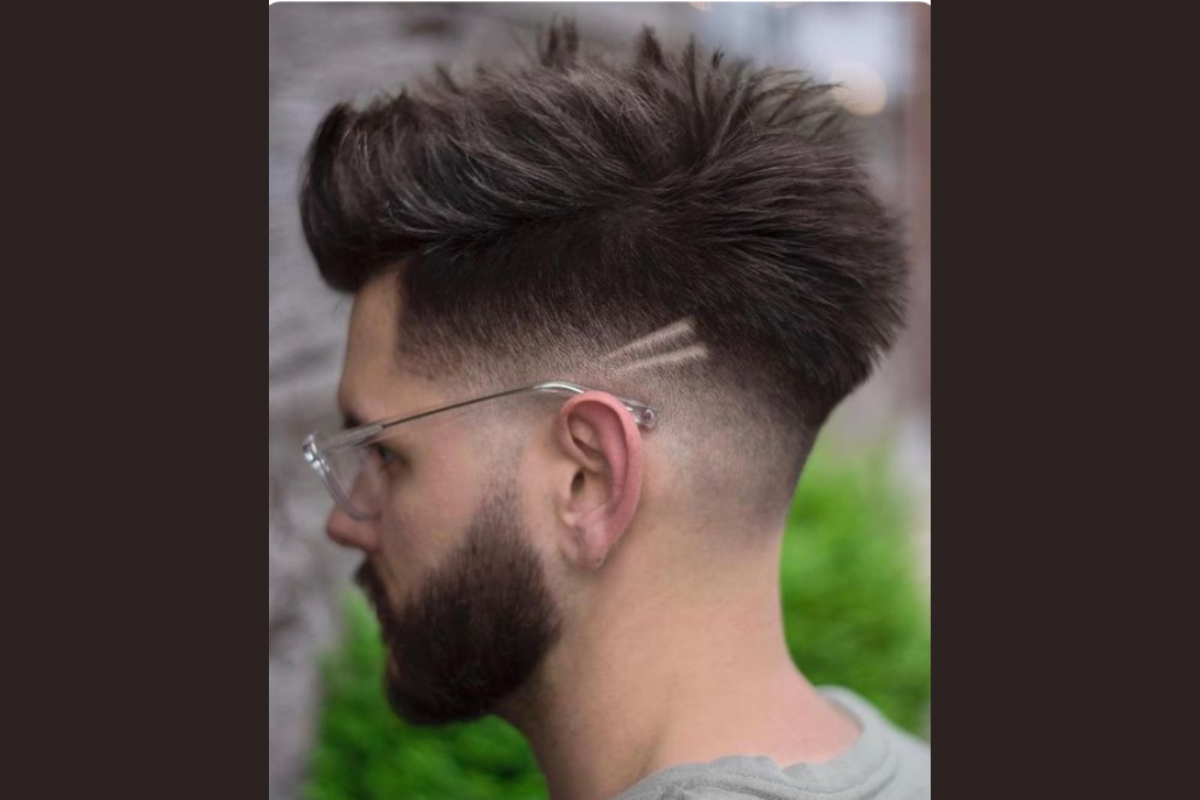 Brushed-Up Style with Low Fade