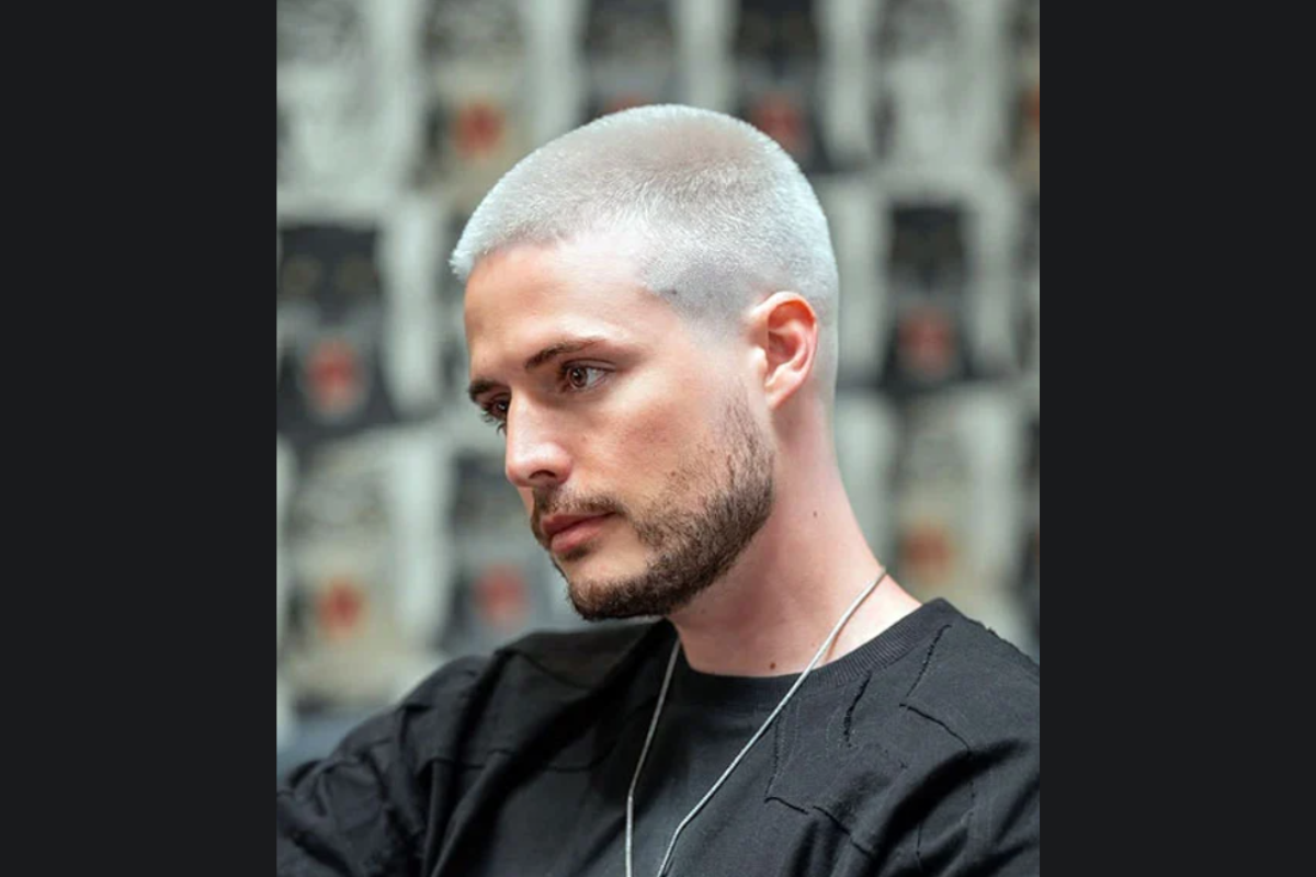Buzz Cut with Faded Sides