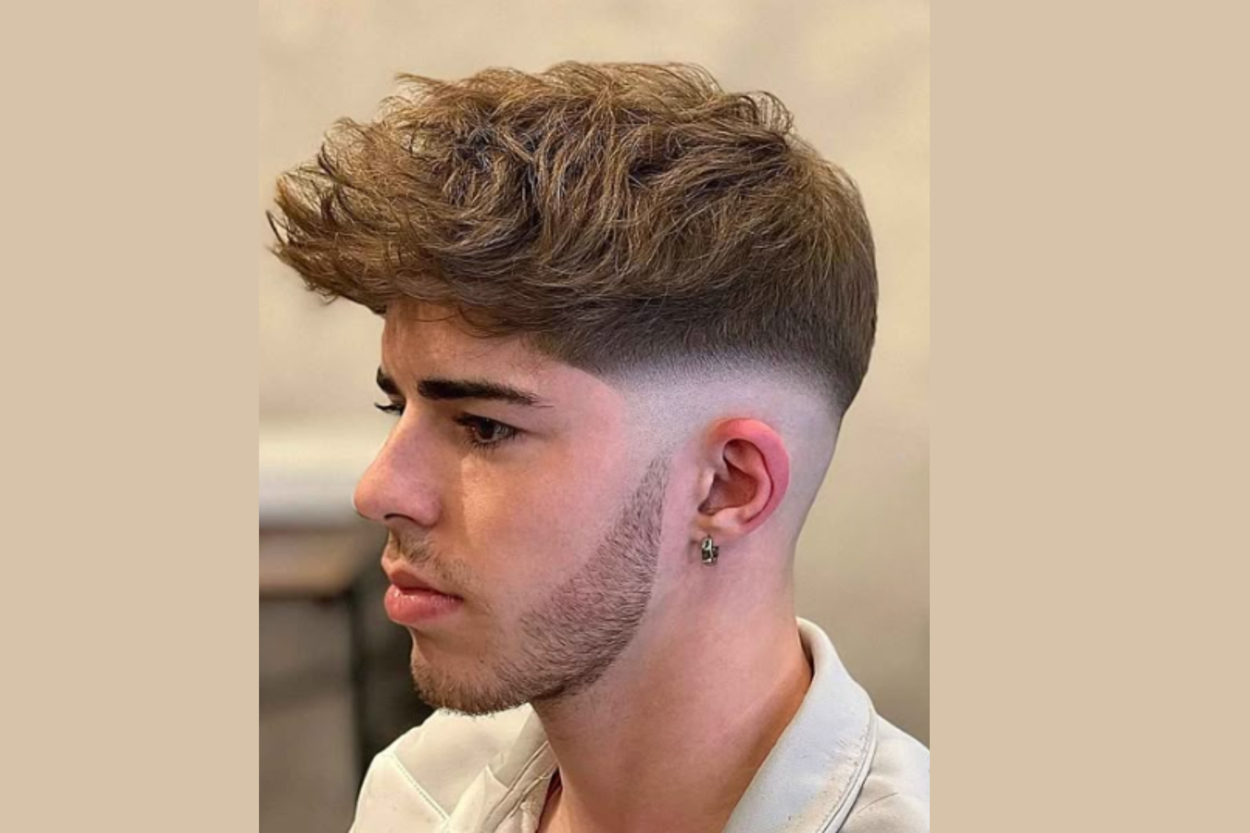 Faded Undercut with Messy Top