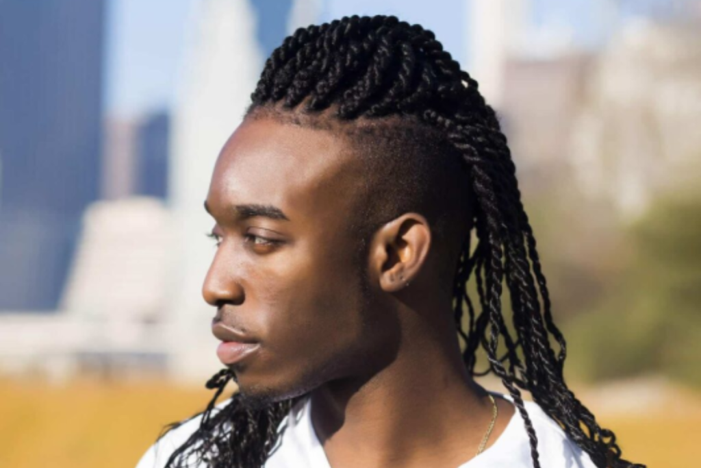 Hairstyles for Men with Long Hair Twist