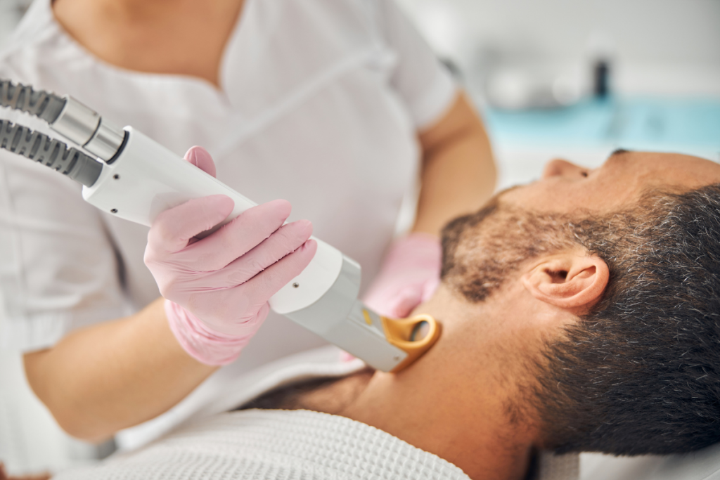 Laser Hair Removal Procedure in Action