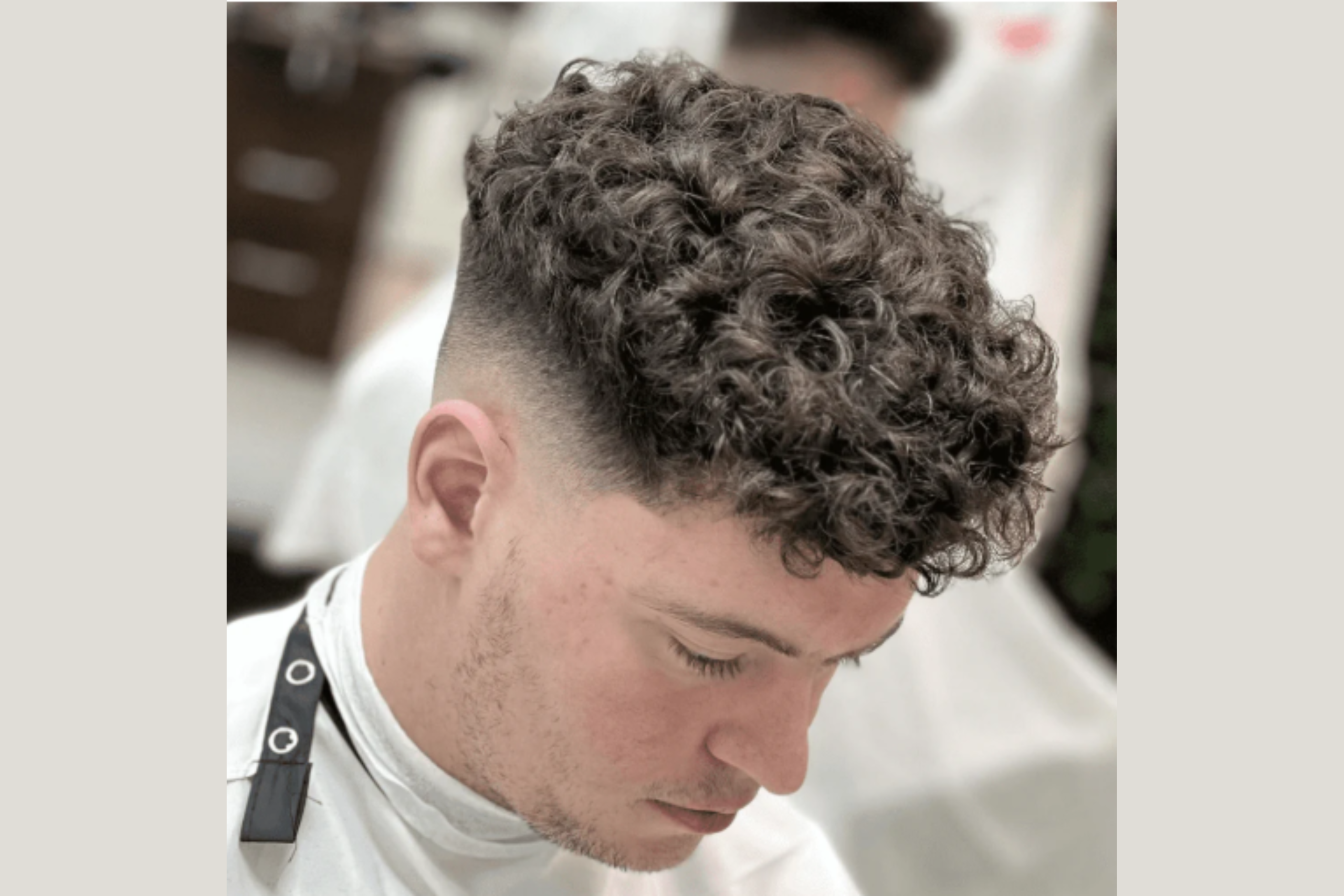 Short Sides with Medium Curls on Top