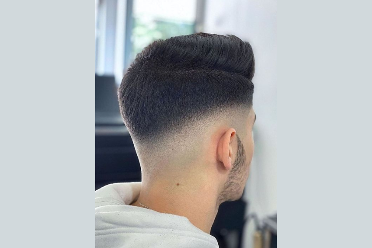 Side Part with Low Fade
