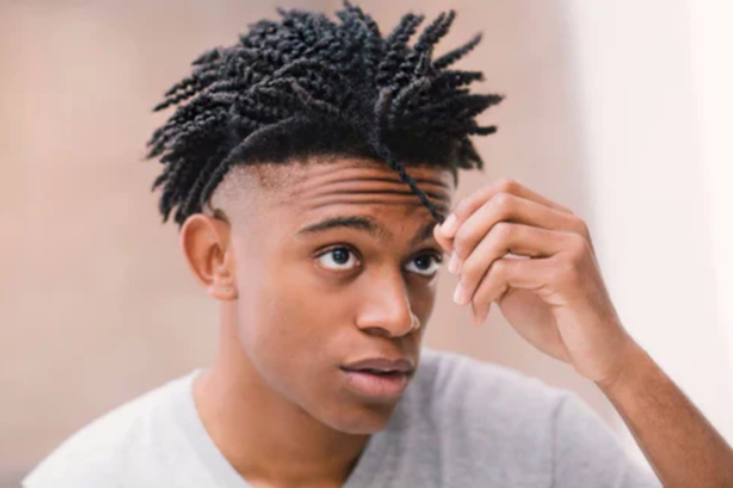 Twist Out with Undercut