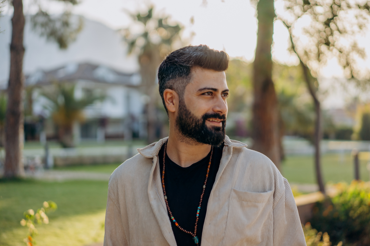beard growth infographic
