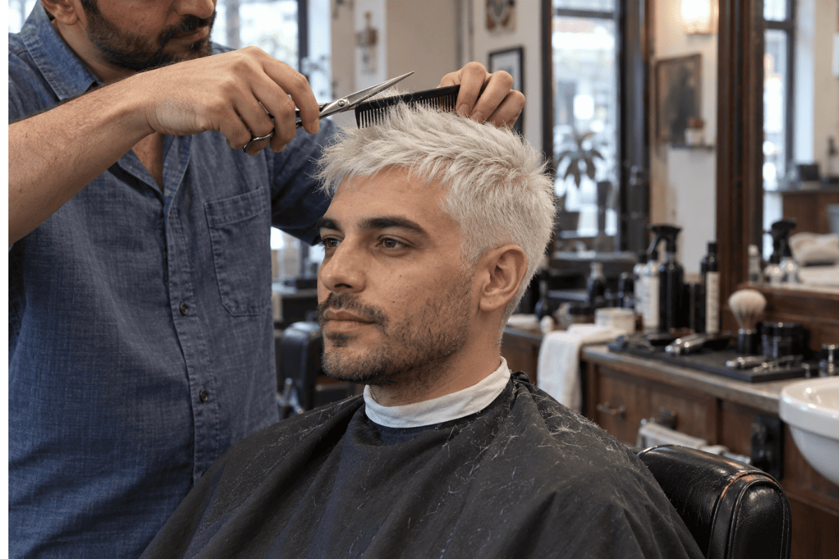 white hair at home is risky