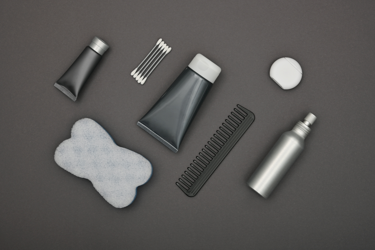 grooming product application