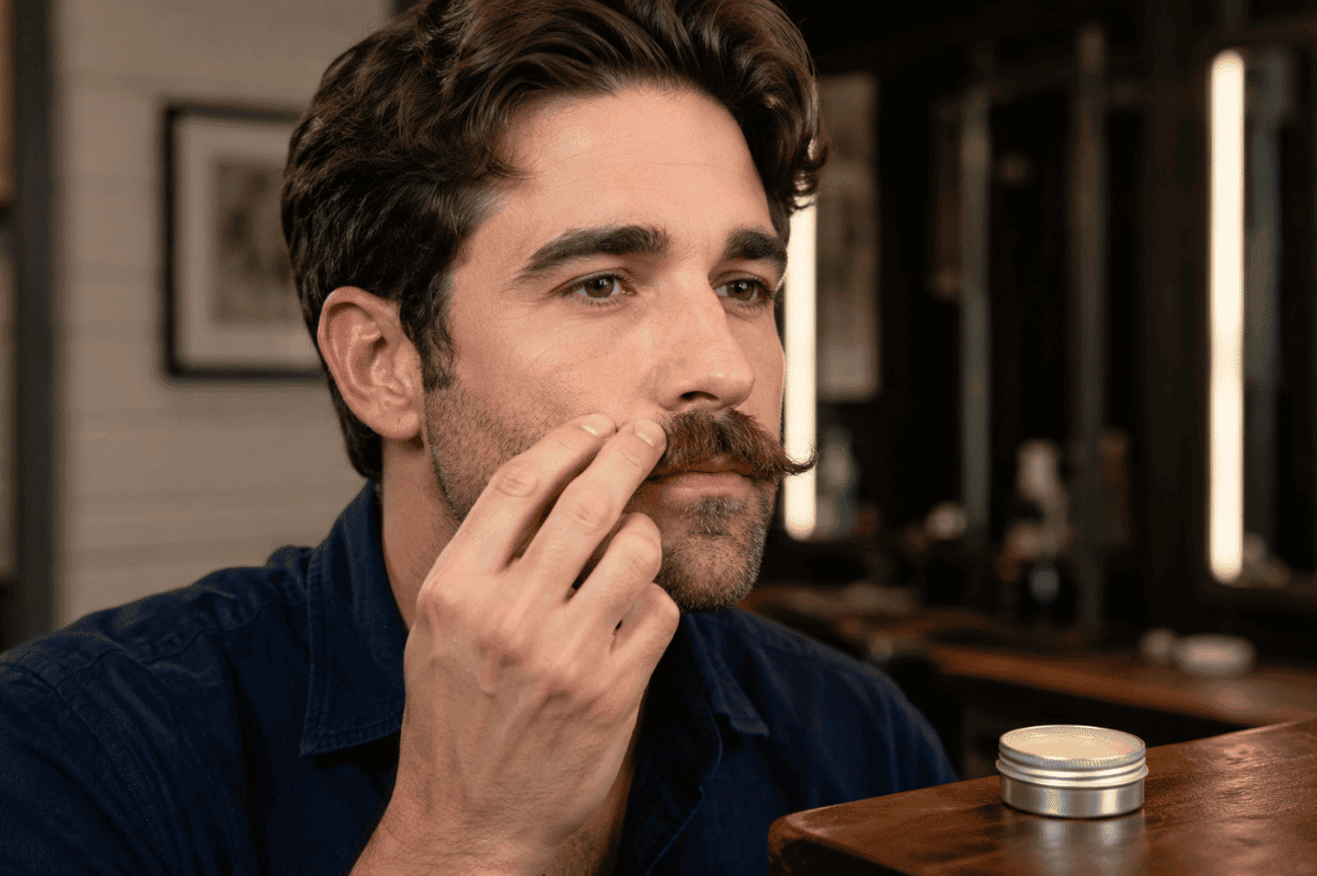 How to Use Mustache Wax