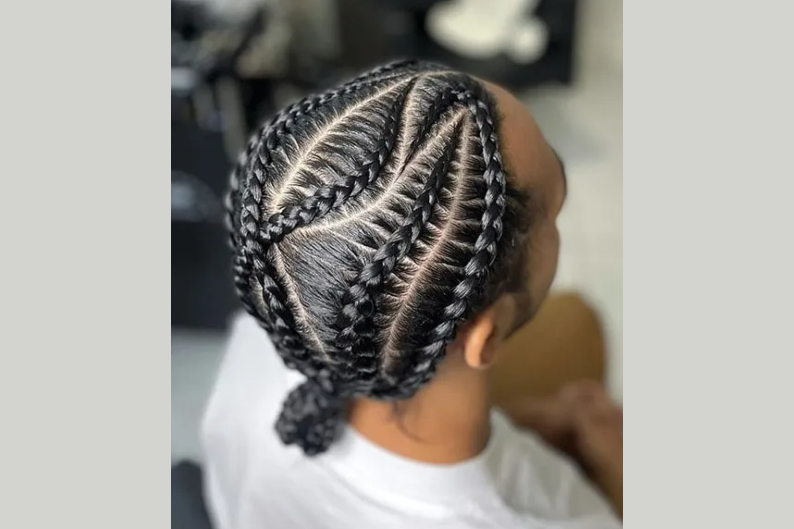 Braided Crown with Drop Length