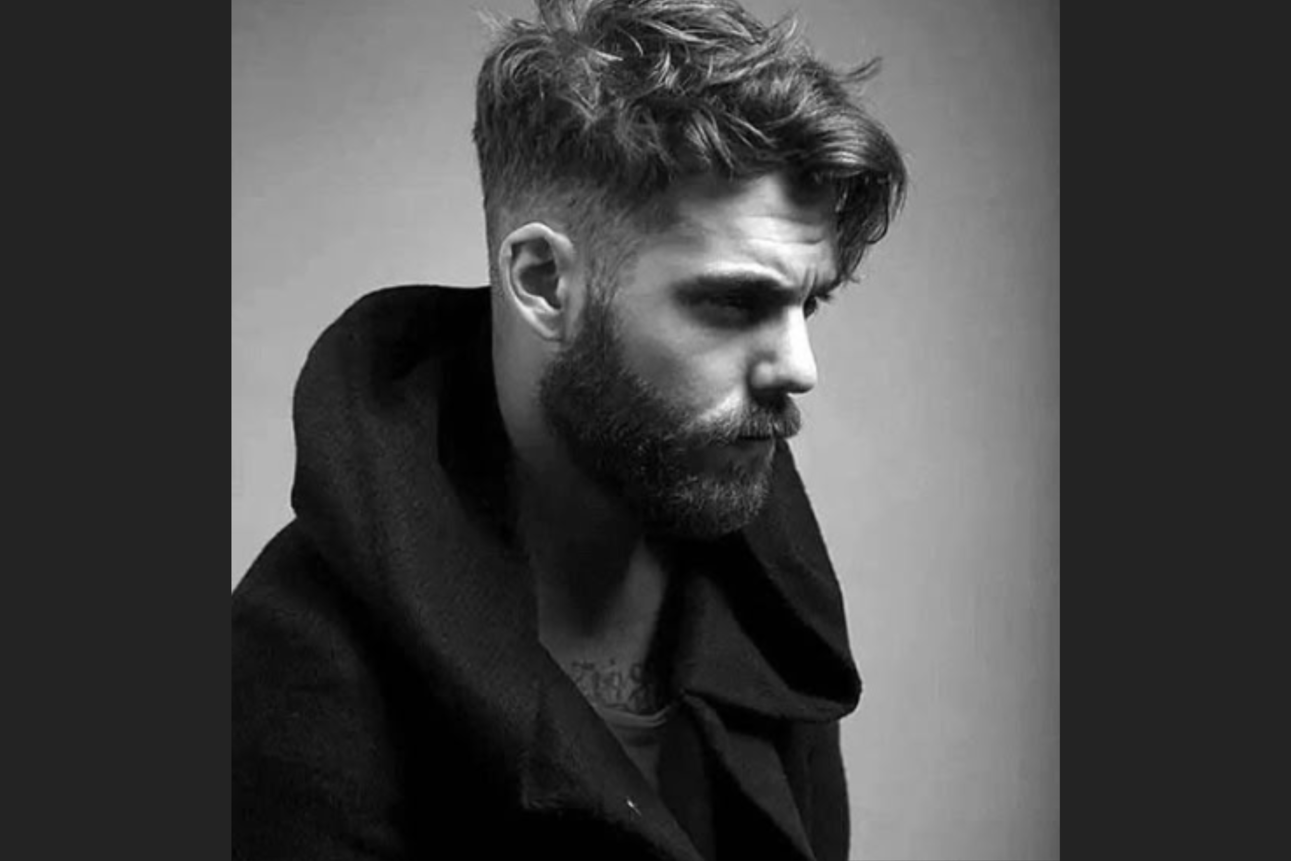 Long Hair with Low Fade