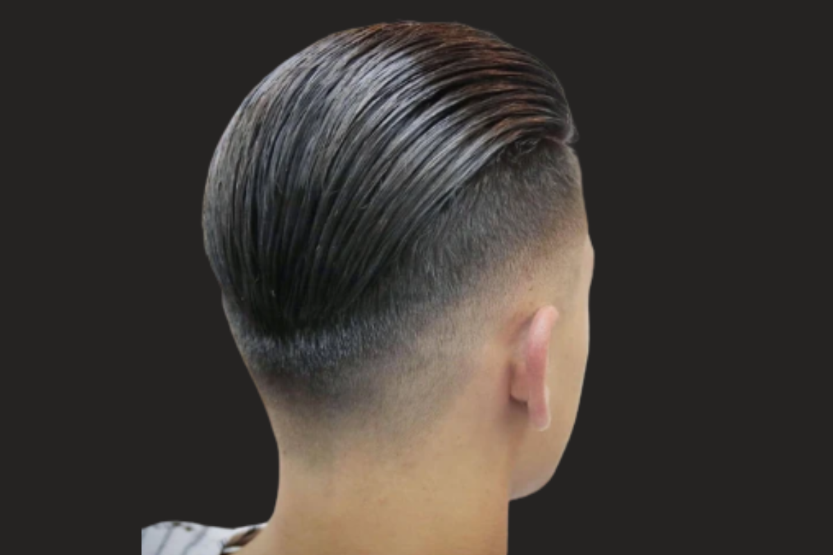 Slick Back with Low Fade