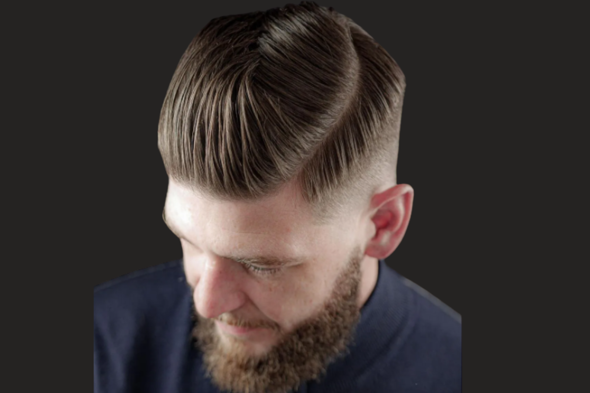 Slick Back with Tapered Sides
