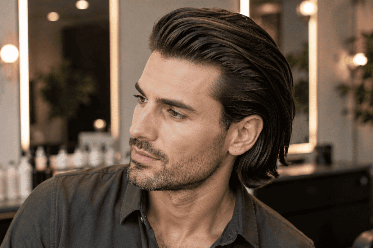 Men’s Long Slicked Back Hairstyles: How to Achieve a Sleek Look