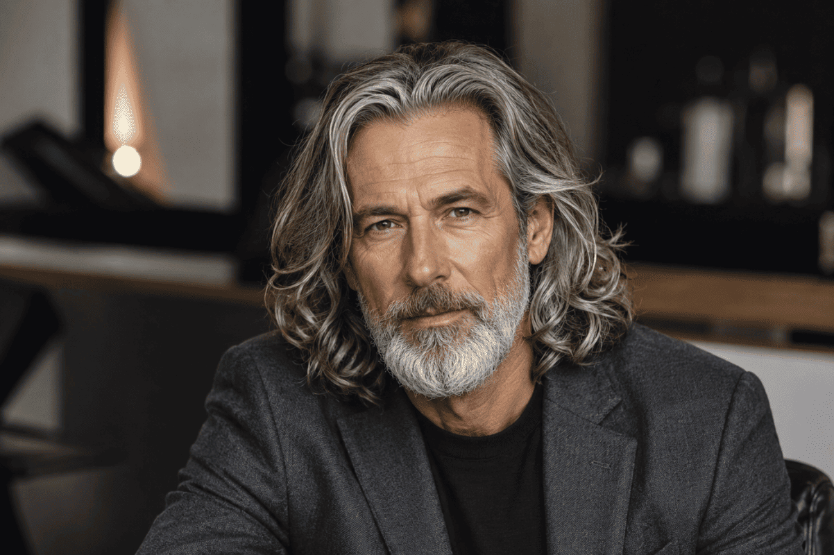 Older Men’s Hairstyles for Long Hair: Mature and Modern Cuts