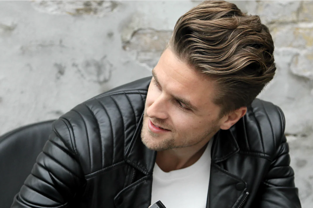 Slick Back with Volume