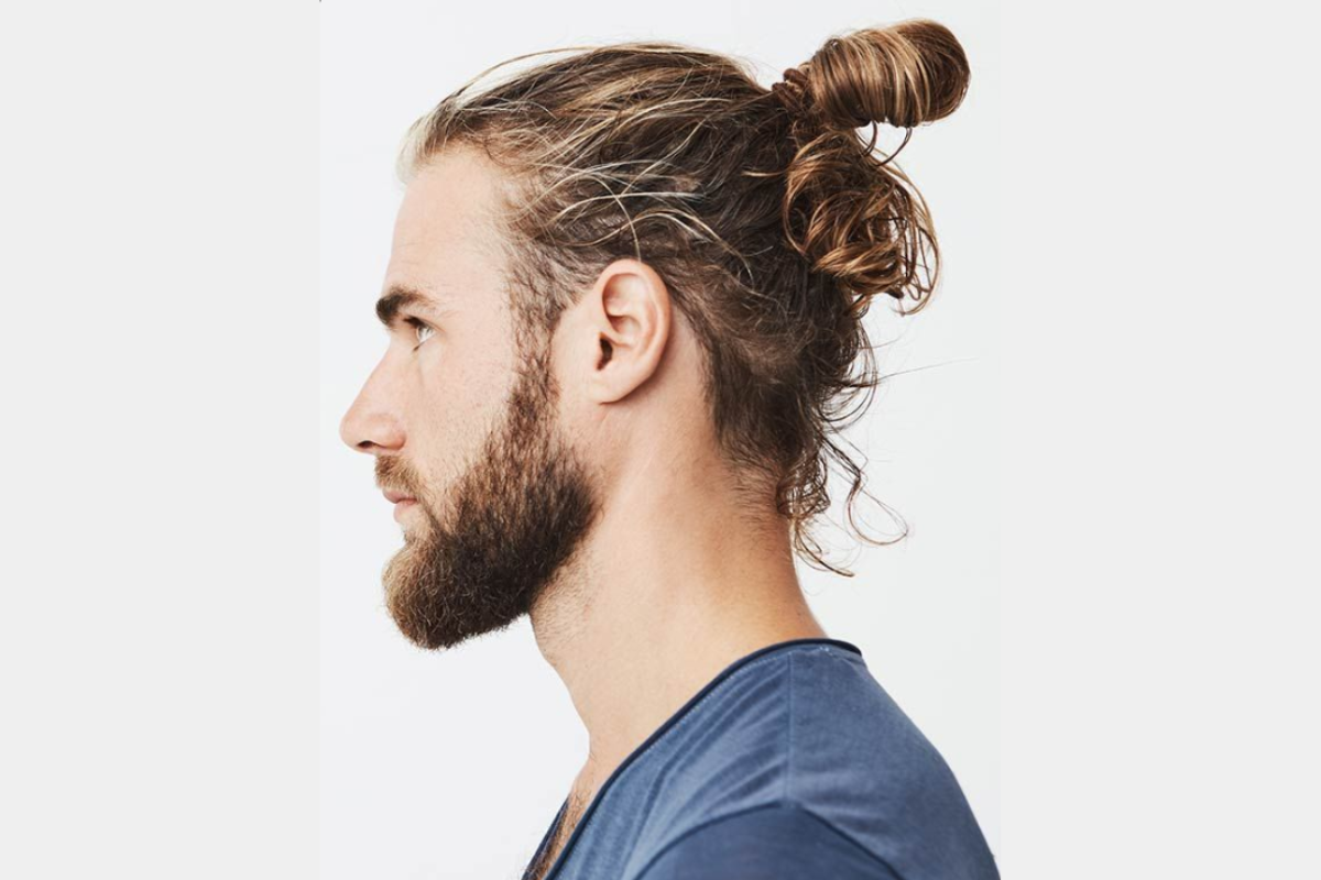 The Man Bun with Waves