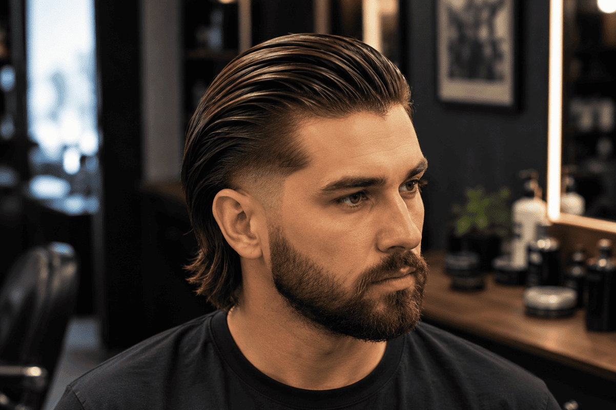 a well-groomed beard balances