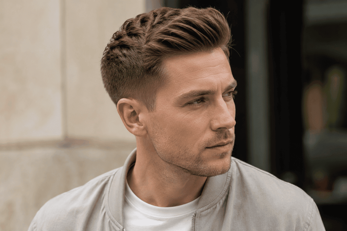 the long tapered cut is a strong choice