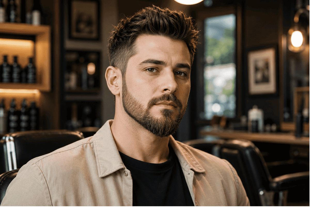 chin beard with a disconnected mustache