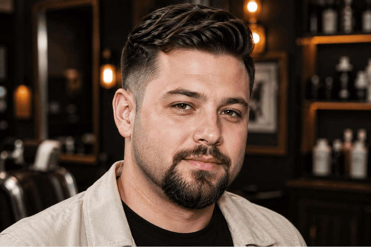circle beard is a combination of a rounded goatee and mustache