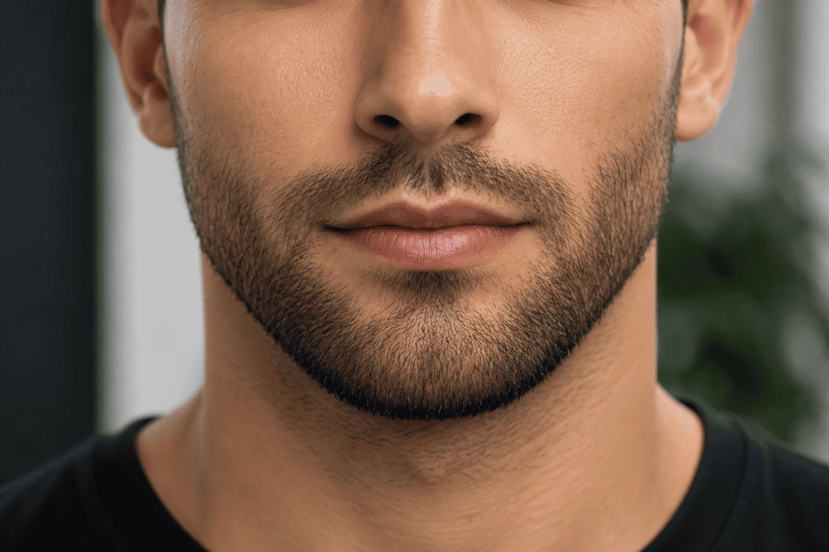 short stubble