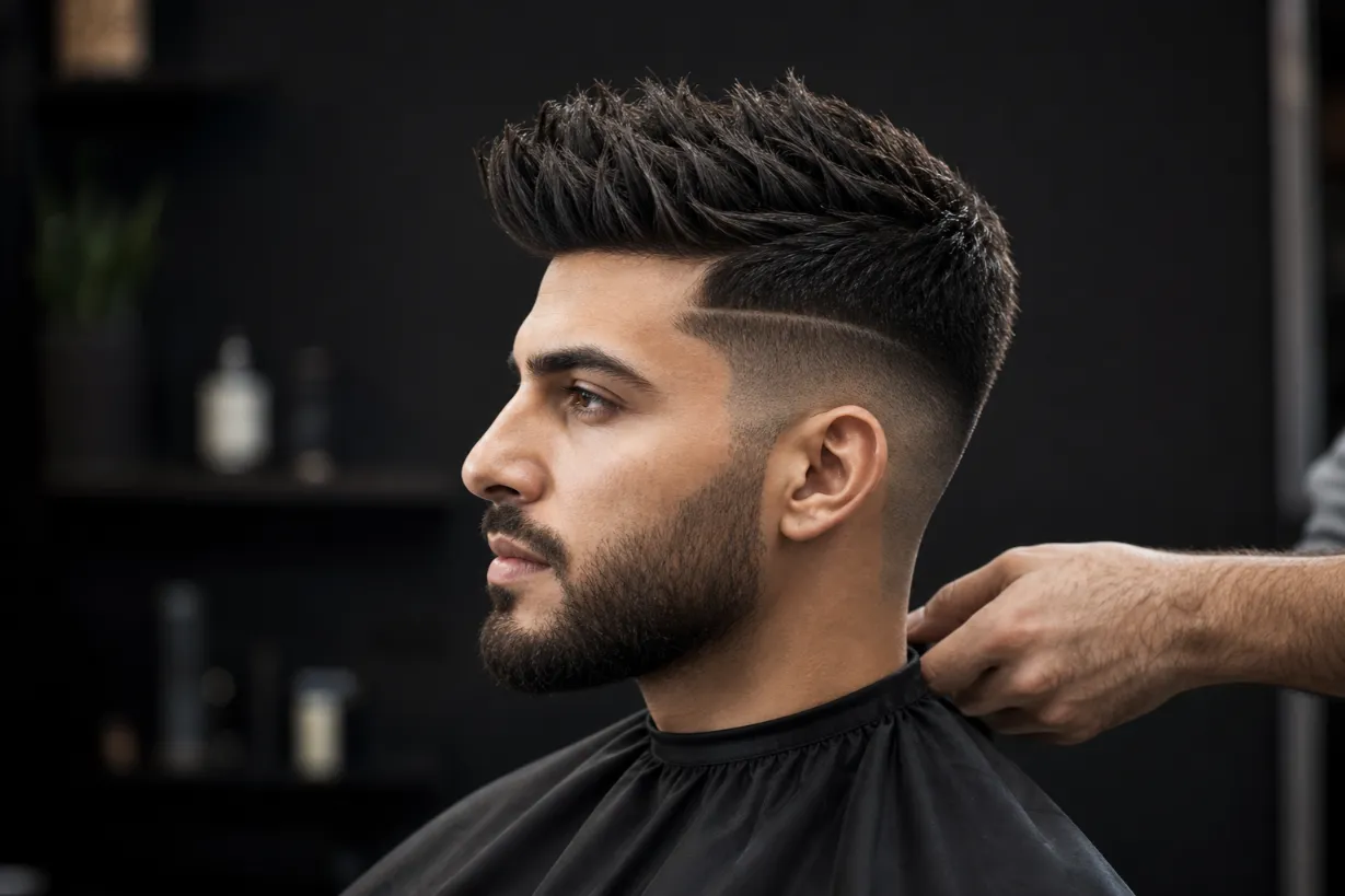 Textured Quiff Haircut
